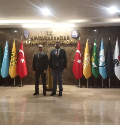 AFYONKARAHİSAR İL EMNİYET MÜDÜRÜ İLE GÖRÜŞME
