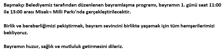 BAYRAMLAŞMA 