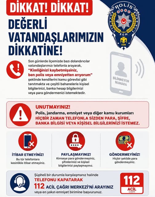 DİKKAT DİKKAT DİKKAT!