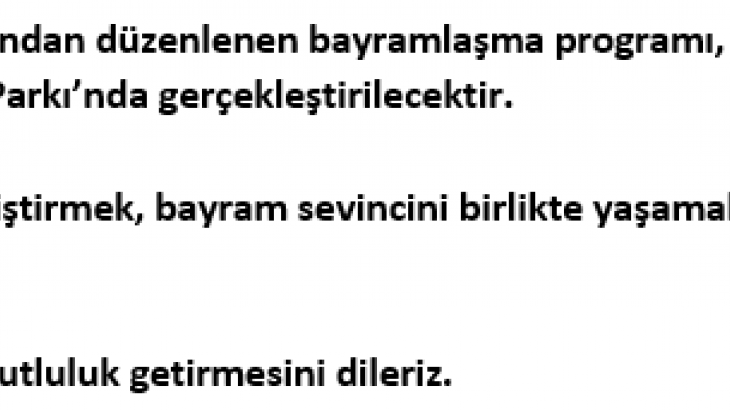 BAYRAMLAŞMA 